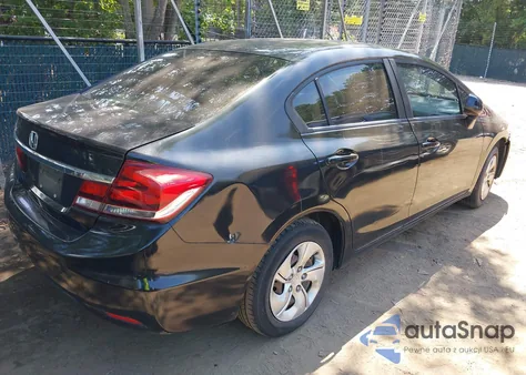 2013 Honda Civic Lx из США, поврежденный, VIN 2HGFB2F50DH579125